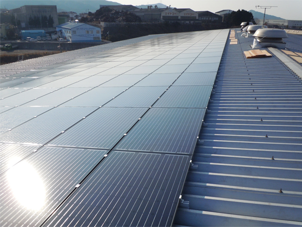 日本福冈县102KW屋顶光伏电站