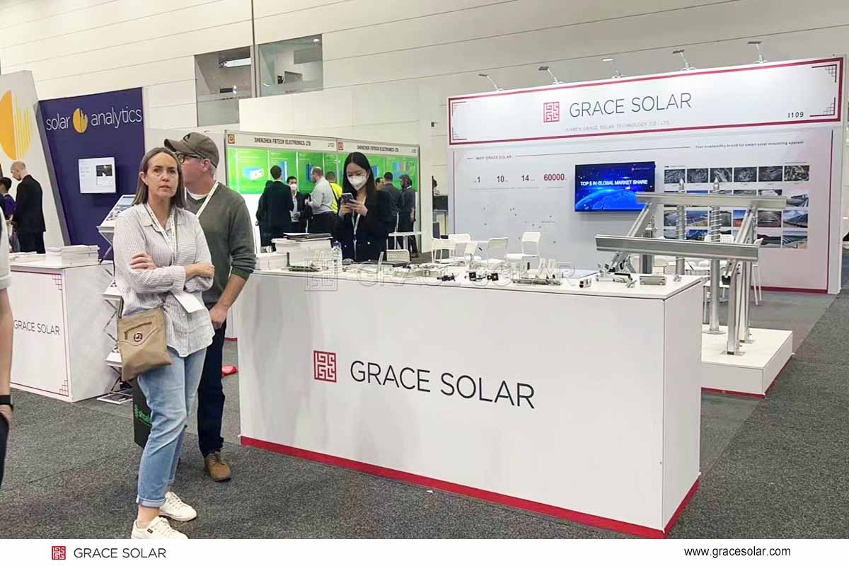 All-Energy Australia 2022 | 国瑞能最新屋顶和地面光伏支架解决方案在展会大放异彩