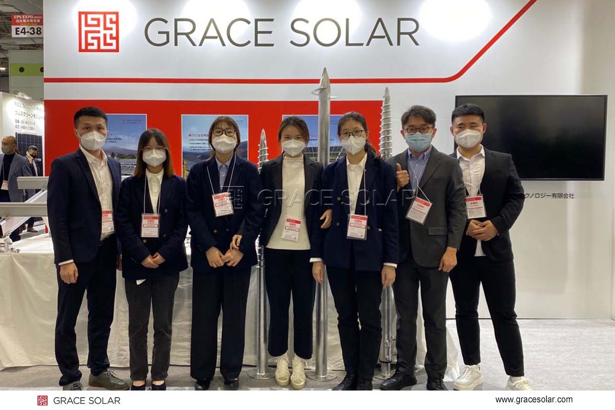 日本PV EXPO 2022盛大开展,国瑞能新型光伏支架精彩亮相