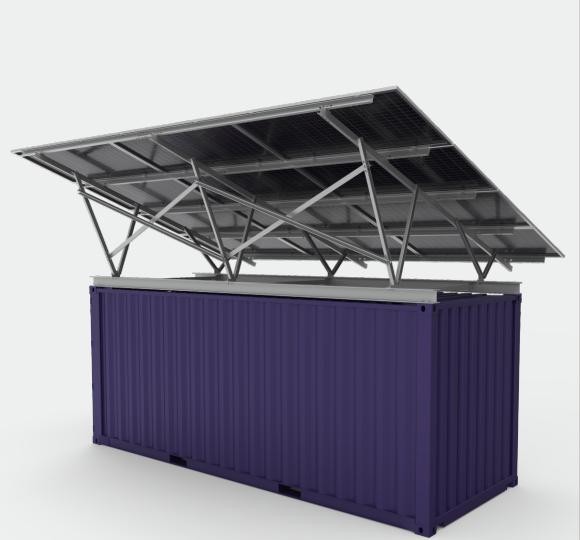 储能集装箱顶部支架系统（碳钢）